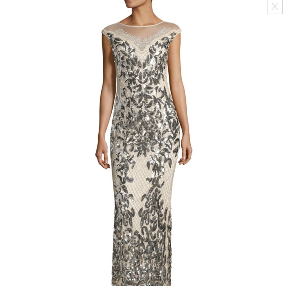 Parker Black Sequin Gown